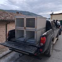 Gabbie coibentate su misura per trasporto cani