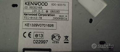 autoradio Kenwood cd
