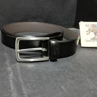 Cintura Hugo Boss originale pelle nera 95 cm