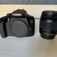 Canon EOS 1300D+18-55mm Kit (Scatola e accessori)