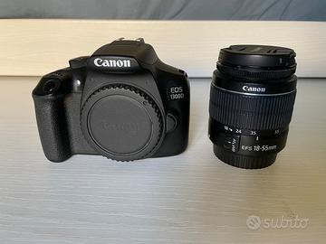 Canon EOS 1300D+18-55mm Kit (Scatola e accessori)