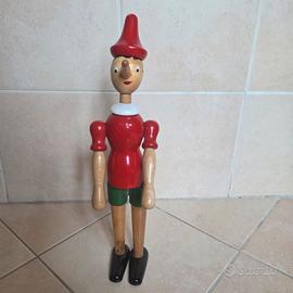 Pinocchio in legno vintage – Anni ’70 – Artigi