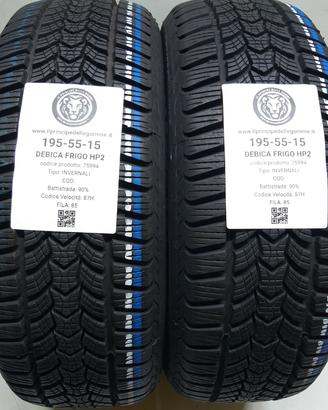 2 GOMME 195 55 15 DEBICA A75994