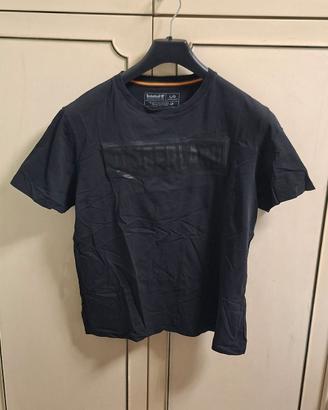 T-shirt Timberland Uomo Nera 100% Cotone Tg. L