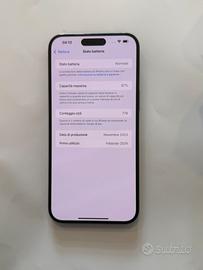 IPHONE 15 PRO MAX 256GB NERO