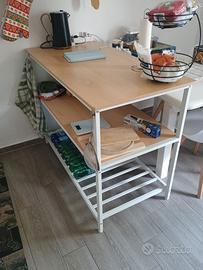 Mobile da cucina con ripiani – 120x60x90 cm