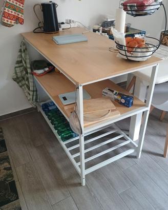 Mobile da cucina con ripiani – 120x60x90 cm