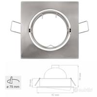 N. 20 Porta faretto orientabile lampade led