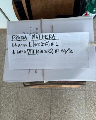 MATHERA Rivista di Storia e Cultura del Territorio