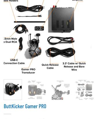 buttkicker gamer pro