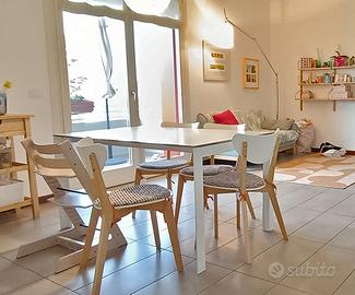 Tavolo Miniforms bianco 80x180cm fino a 240cm