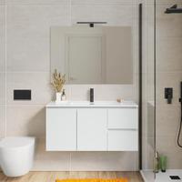 Mobile bagno sospeso con lavabo incluso