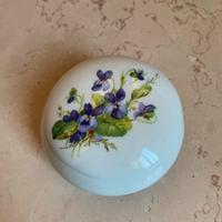 Lotto scatola ceramica dipinta bomboniera confetti