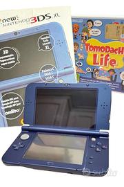 New Nintendo 3DS XL Blu nfc amiibo 2015 + gioco