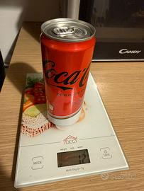 Lattina di Coca Cola vuota difetto di fabbrica