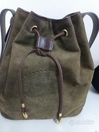 BORSA UNGARO VINTAGE IN CAMOSCIO SECCHIELLO