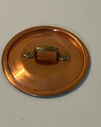 coperchio rame stagnato Ruffoni 12 cm