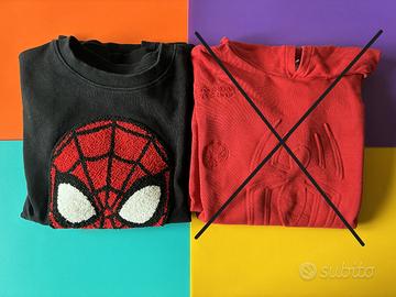 Felpe Spiderman bambino 8-9 anni 134 cm