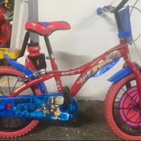 Bicicletta spiderman