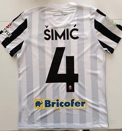 Maglia Ascoli Nike 22/23-Match Issued-Num. 4 Šimić