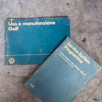 Libretto Uso e Manutenzione Golf II 2 MK2 diesel