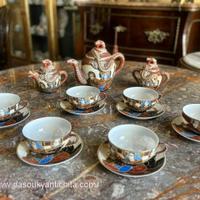 Servizio da tè anni 60/70 Satsuma moriage