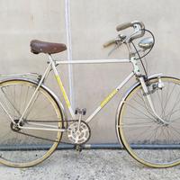 bicicletta da uomo corsa city bike città grigia 