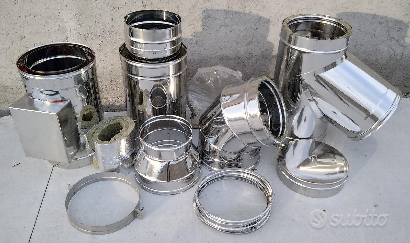 Manicotto In Acciaio Inox AISI 304 Con Valvola Per Canne Fumarie - Diametro 200mm - Foto 6