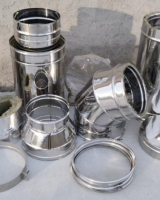 Canne fumarie acciaio inox