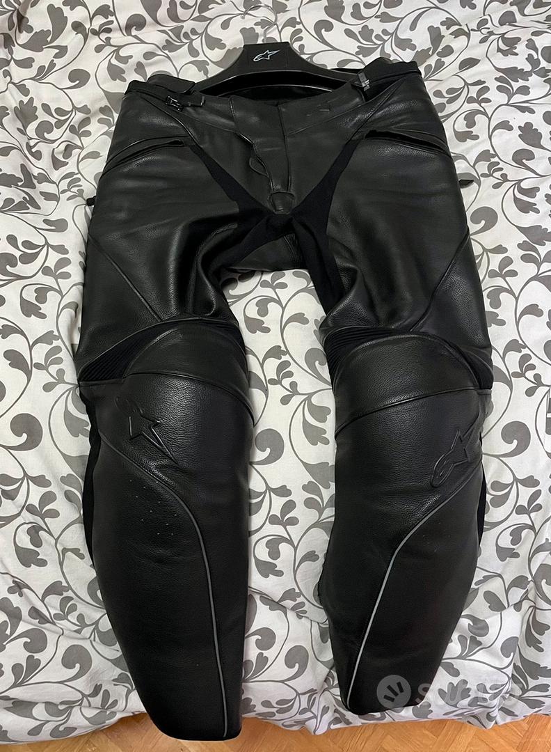 Alpinestars pantaloni moto in pelle 52 - Abbigliamento e Accessori In  vendita a Trento