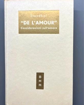 Libro- De L’amour. Considerazioni sull’amore