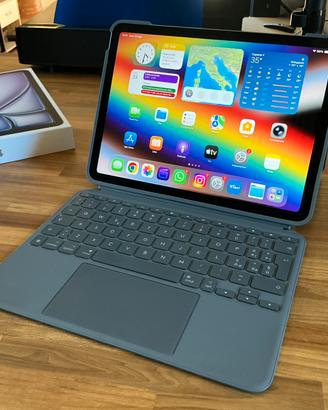 IPad Air M3 11” 128GB Wifi +Tastiera Logitec Combo