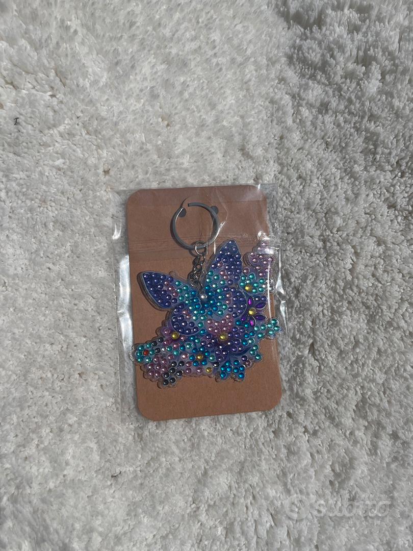 Fosoloni 8 Portachiavi Con Diamond Painting | Kit Fai Da Te A Forma Di Farfalla E Uccello | Per Adulti E Bambini - 2