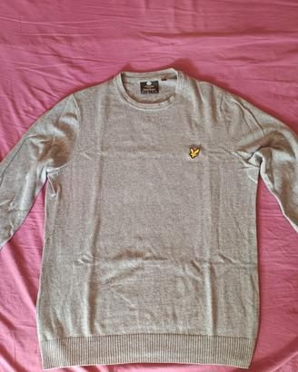 Maglione Lyle & Scott grigio taglia M
