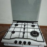 4 fuochi con coperchio in vetro