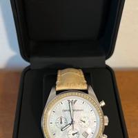 Orologio Armani, NUOVO, chr, quarzo,diametro 37 mm