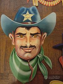 LOTTO MASCHERE DI CARNEVALE VINTAGE 