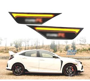 FRECCIE LATERALI HONDA CIVIC 16-20 LOOK TYPE R