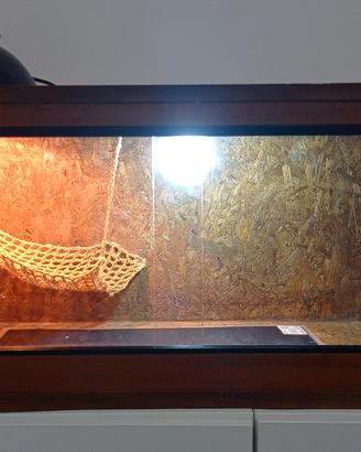 Teca, Terrario per rettili 100x40x40