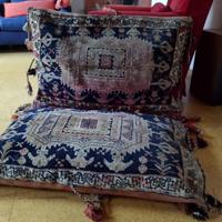 Doppio cuscino kilim orientale 