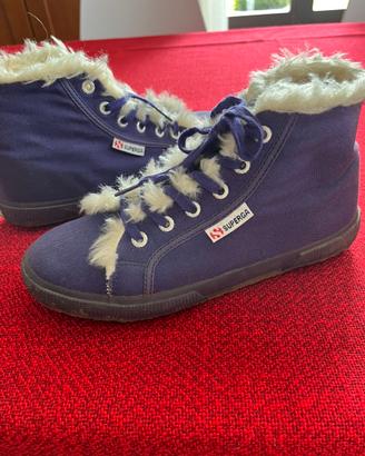 Scarpe viola Superga
