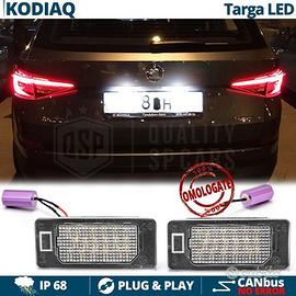 PLACCHETTE Luci Targa LED PER Skoda KODIAQ CANbus