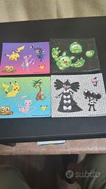 foglio adesivi come da foto Pokémon, come nuovo