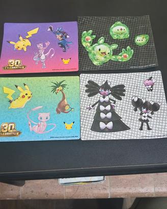 foglio adesivi come da foto Pokémon, come nuovo