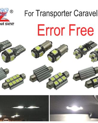 KIT 19 LAMPADE LED INTERNE PER VOLKSWAGEN VW CARAV
