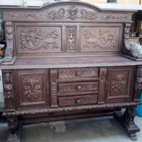 SALA DA PRANZO BAROCCO PIEMONTESE D'EPOCA