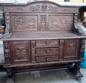 SALA DA PRANZO BAROCCO PIEMONTESE D'EPOCA