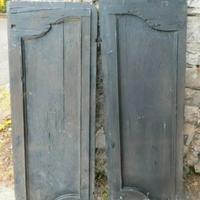 Coppia di antichi scuri antichi del '700