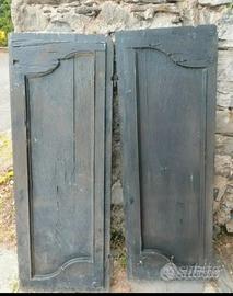 Coppia di antichi scuri antichi del '700