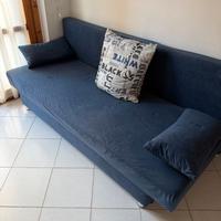 DIVANO LETTO MATRIMONIALE E CASSETTI SOTTOSTANTI